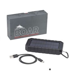 High Sierra Black Solar Power Bank